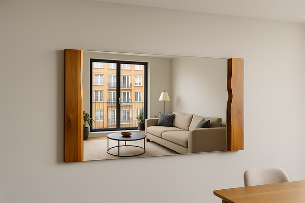 Live Edge Walnut Mirror