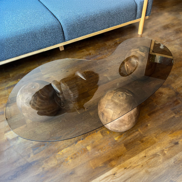 Black Kidney Coffee Table