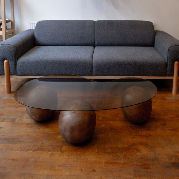 Black Kidney Coffee Table
