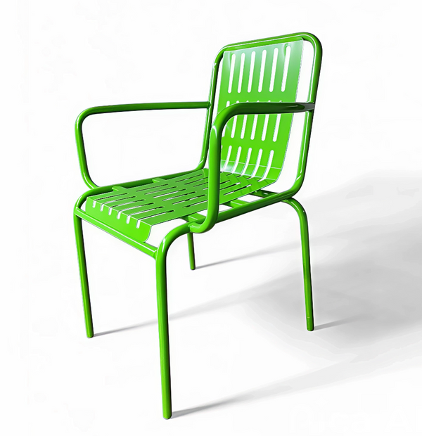 Green Outdoor Metal Chairs