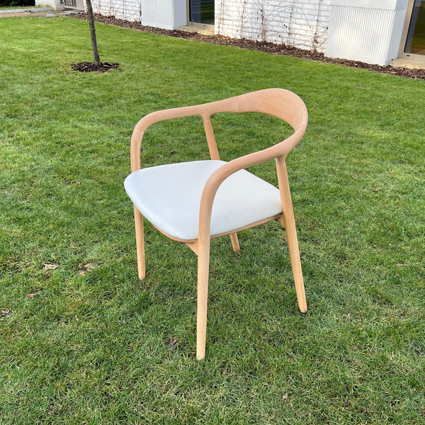 Set of 4 Natural Mid Century Modern Wooden Dining Chair