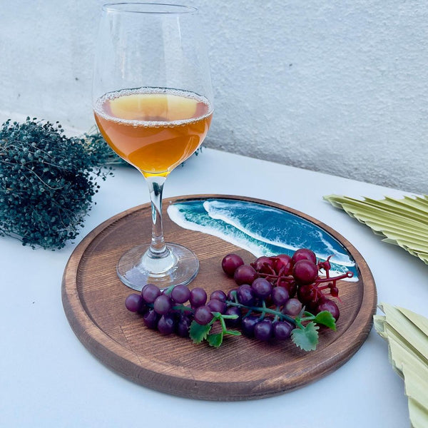 Sea Wave Resin Dark Plate