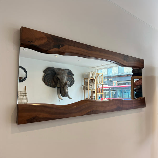 Live Edge Walnut Wood Mirror