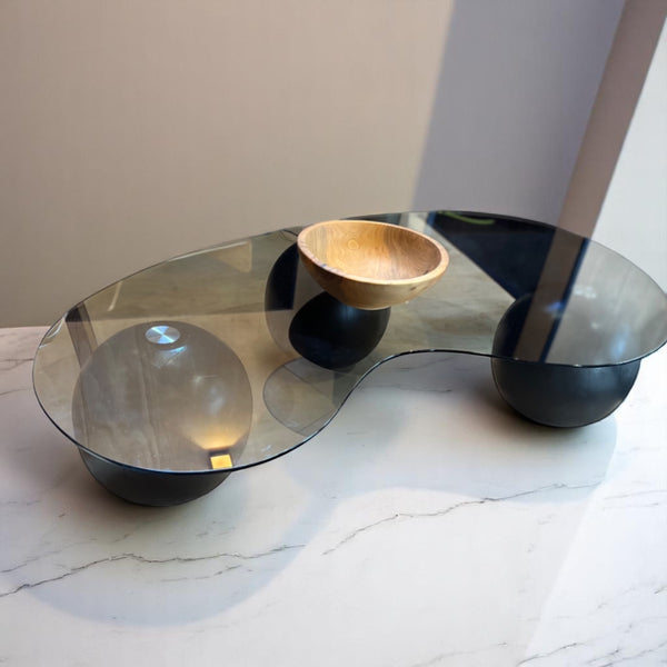 Black Kidney Coffee Table