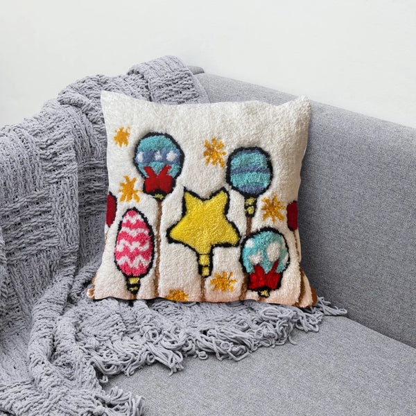 Hand Tufted Cushion - 37x37 cm