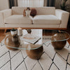 Black Kidney Coffee Table