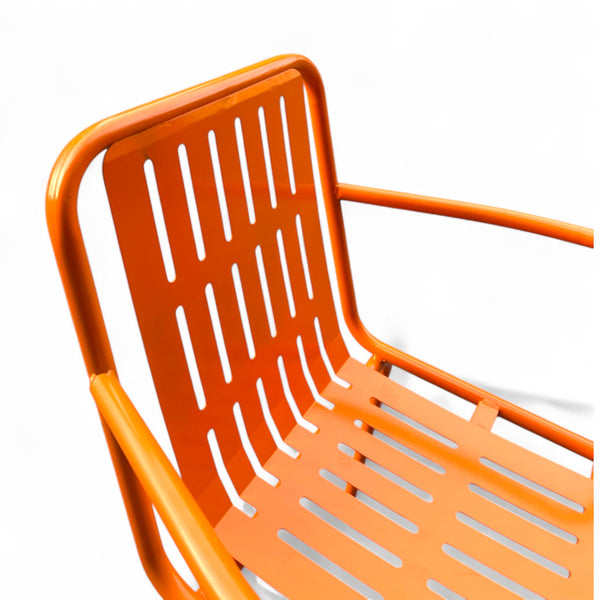 Orange Outdoor Metal Chairs