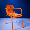 Orange Outdoor Metal Chairs