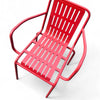 Red Outdoor Metal Chairs