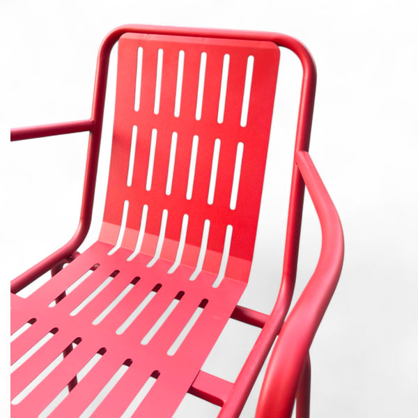 Red Outdoor Metal Chairs