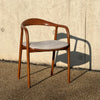 Set of 4 Mid Century Modern Wooden Walnut Colour Dining Chair