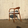 Set of 4 Mid Century Modern Wooden Walnut Colour Dining Chair