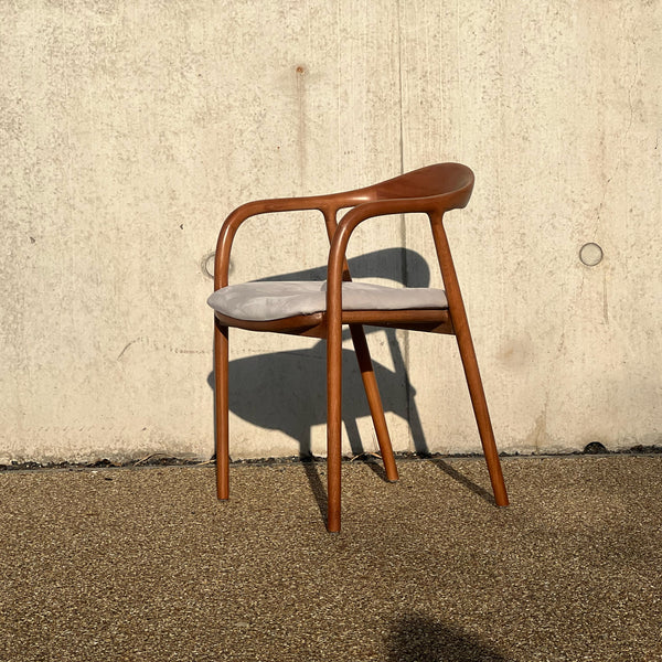 Set of 4 Mid Century Modern Wooden Walnut Colour Dining Chair