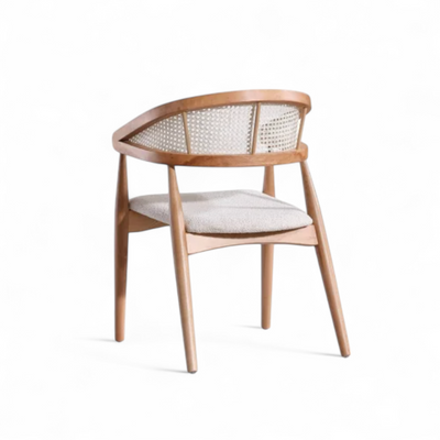 Rattan Cane Arc Chair