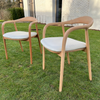 Natural Mid Century Modern Wooden Dining Chair