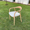 Natural Mid Century Modern Wooden Dining Chair