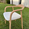 Natural Mid Century Modern Wooden Dining Chair