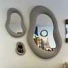 Bone Fiberglass Mirror