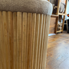 Natural Ottoman Pouffe