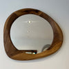 Walnut Droplet Mirror