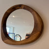 Walnut Droplet Mirror