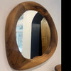 Walnut Droplet Mirror