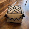 Jute Punch Woven Pouffe