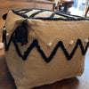 Jute Punch Woven Pouffe