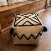 Jute Punch Woven Pouffe