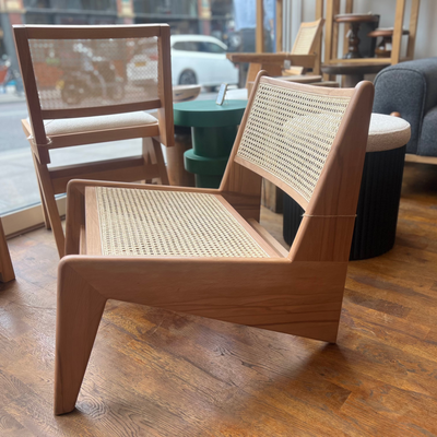 Natural Rattan Low Chair