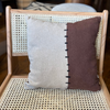 Handmade Wool Felt Cushion with Contrast Stitching