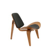 Walnut Shell Lounge Chair