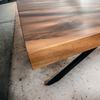 Straight-Edged Solid Walnut Table | Dining Room Table | Conference Room Table