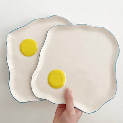 Ceramic Egg Plate