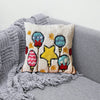 Hand Tufted Christmas Noel Cushion - 37x37 cm