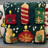 Handmade Tufted Christmas Ornaments Cushion - 37x37 cm