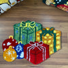 Hand-Tufted Christmas Gift Box Rug