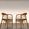 Set of 4 Mid Century Modern Wooden Walnut Colour Dining Chair
