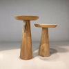 Natural Mushroom End Table