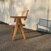 Rattan Dining Chair with Armrest