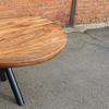 Round Walnut Table