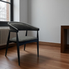 Set of 4 Black Wood Chair
