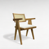 Rattan Dining Chair with Armrest